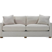 Rowe Furniture Bradford Neutral Performance Fabric 88” Sofa ~ Express Collection