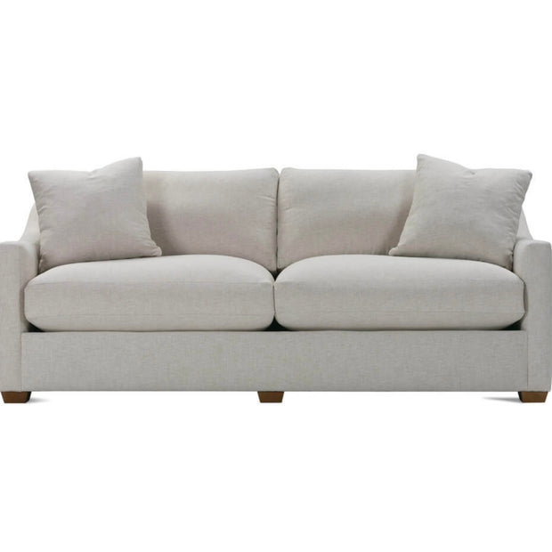 Rowe Furniture Bradford Neutral Performance Fabric 88” Sofa ~ Express Collection