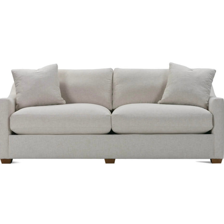 Rowe Furniture Bradford Neutral Performance Fabric 88” Sofa ~ Express Collection