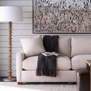 Rowe Furniture Bradford Neutral Performance Fabric 88” Sofa ~ Express Collection