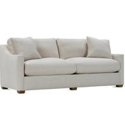 Rowe Furniture Bradford Neutral Performance Fabric 88” Sofa ~ Express Collection