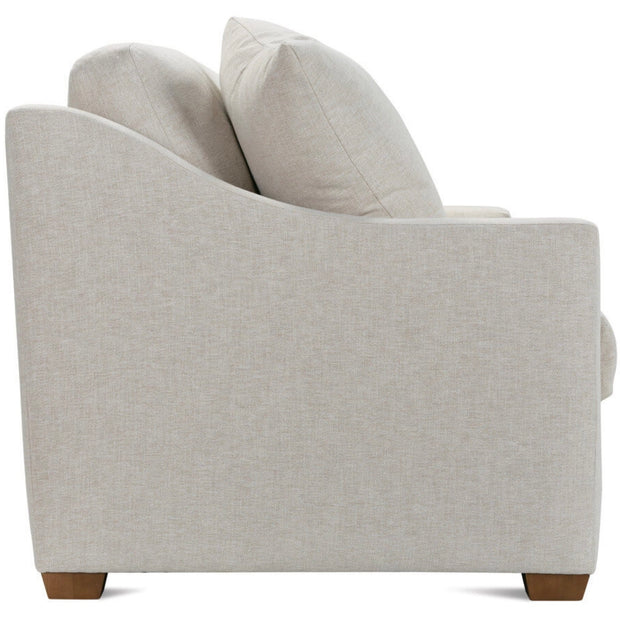 Rowe Furniture Bradford Neutral Performance Fabric 88” Sofa ~ Express Collection