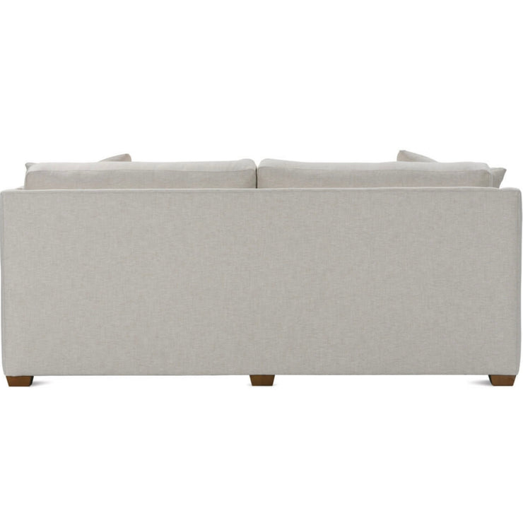 Rowe Furniture Bradford Neutral Performance Fabric 88” Sofa ~ Express Collection