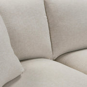 Rowe Furniture Bradford Neutral Performance Fabric 88” Sofa ~ Express Collection