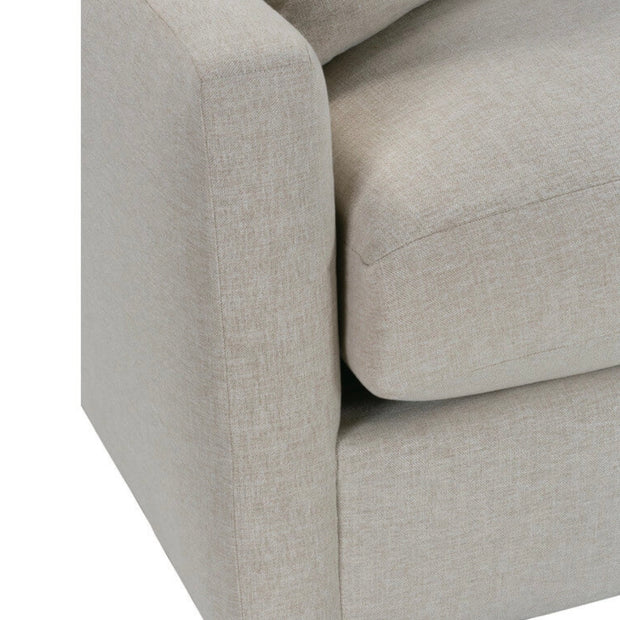 Rowe Furniture Bradford Neutral Performance Fabric 88” Sofa ~ Express Collection