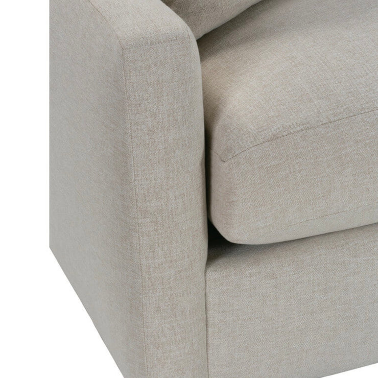Rowe Furniture Bradford Neutral Performance Fabric 88” Sofa ~ Express Collection