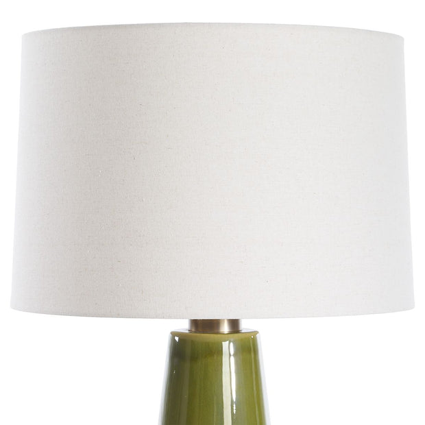 Uttermost Kelley Ceramic Moss Green Table Lamp