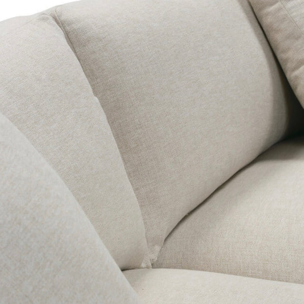Rowe Furniture Bradford Neutral Performance Fabric 88” Sofa ~ Express Collection