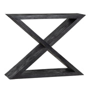 Crestview Collection Veritas Modern Black Console Table