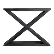 Crestview Collection Veritas Modern Black Console Table