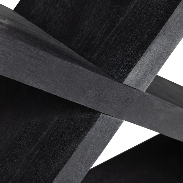 Crestview Collection Veritas Modern Black Console Table