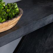 Crestview Collection Veritas Modern Black Console Table