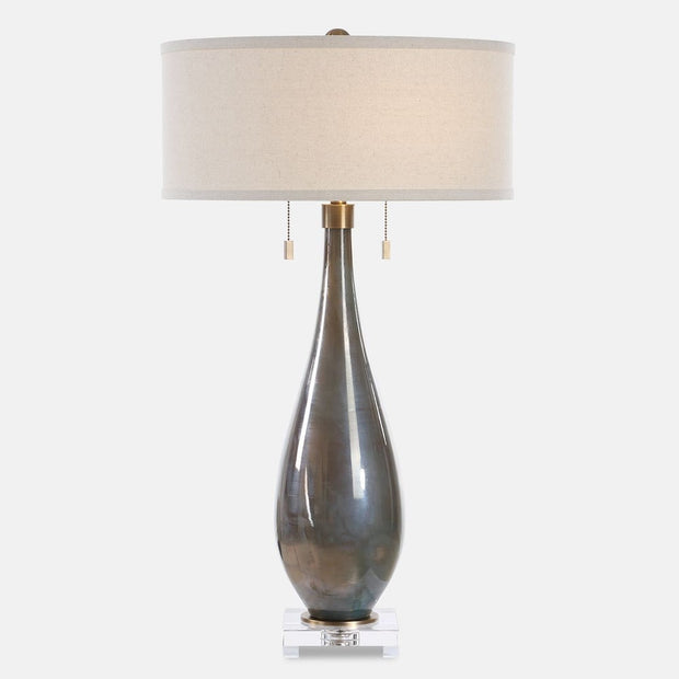 Uttermost Cardoni Smoke Gray Table Lamp