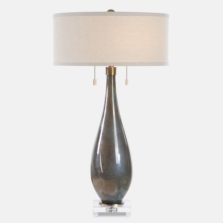 Uttermost Cardoni Smoke Gray Table Lamp