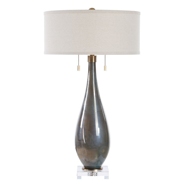 Uttermost Cardoni Smoke Gray Table Lamp
