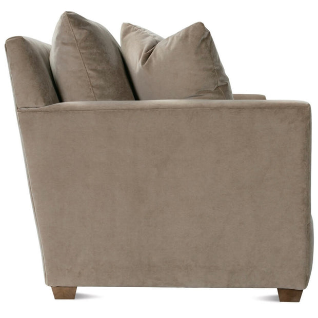 Rowe Furniture Lilah Fawn Brushed Velvet 89” Sofa ~ Express Collection