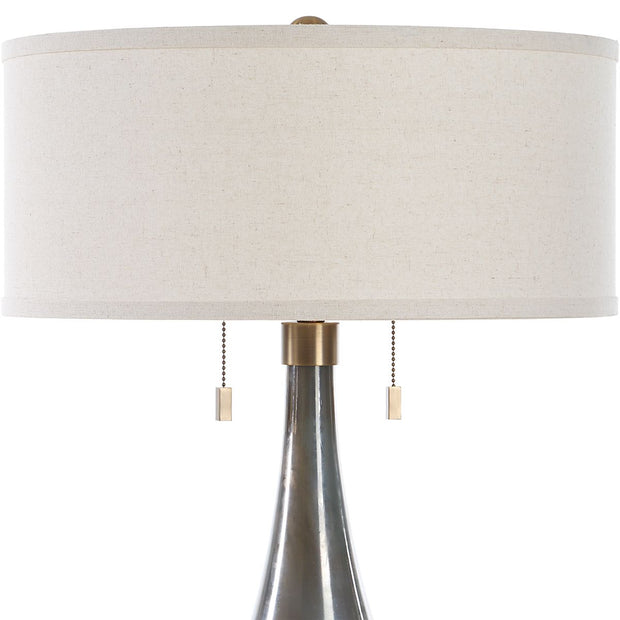Uttermost Cardoni Smoke Gray Table Lamp