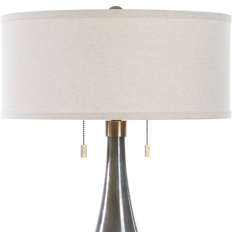 Uttermost Cardoni Smoke Gray Table Lamp