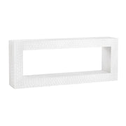 Crestview Collection Malibu White Modern Console Table