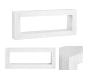 Crestview Collection Malibu White Modern Console Table