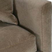 Rowe Furniture Lilah Fawn Brushed Velvet 89” Sofa ~ Express Collection