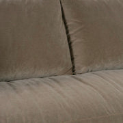 Rowe Furniture Lilah Fawn Brushed Velvet 89” Sofa ~ Express Collection
