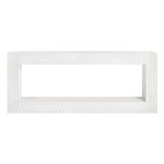 Crestview Collection Malibu White Modern Console Table