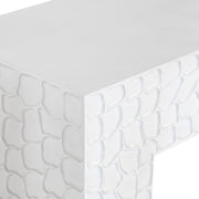 Crestview Collection Malibu White Modern Console Table