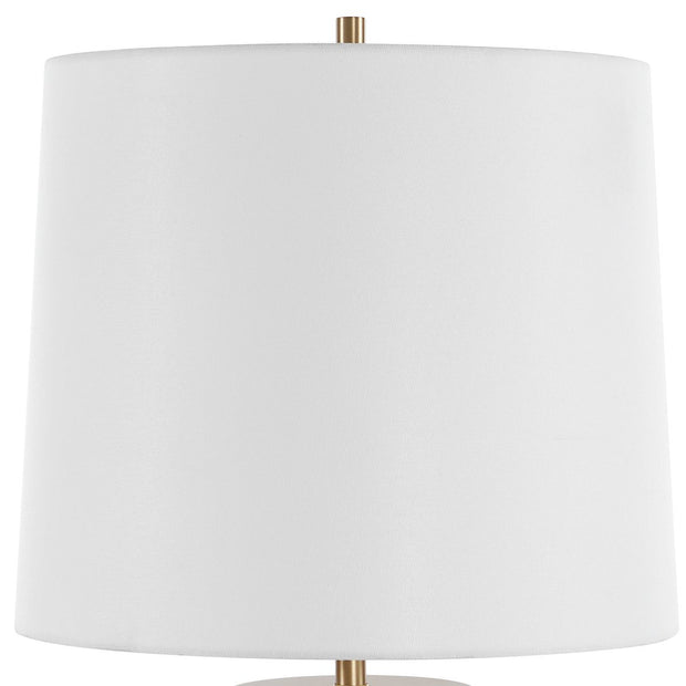 Uttermost Trentino Frosted Black Table Lamp