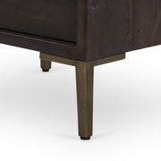 Four Hands Wyeth Reclaimed Pine Nightstand ~ Dark Carbon Finish