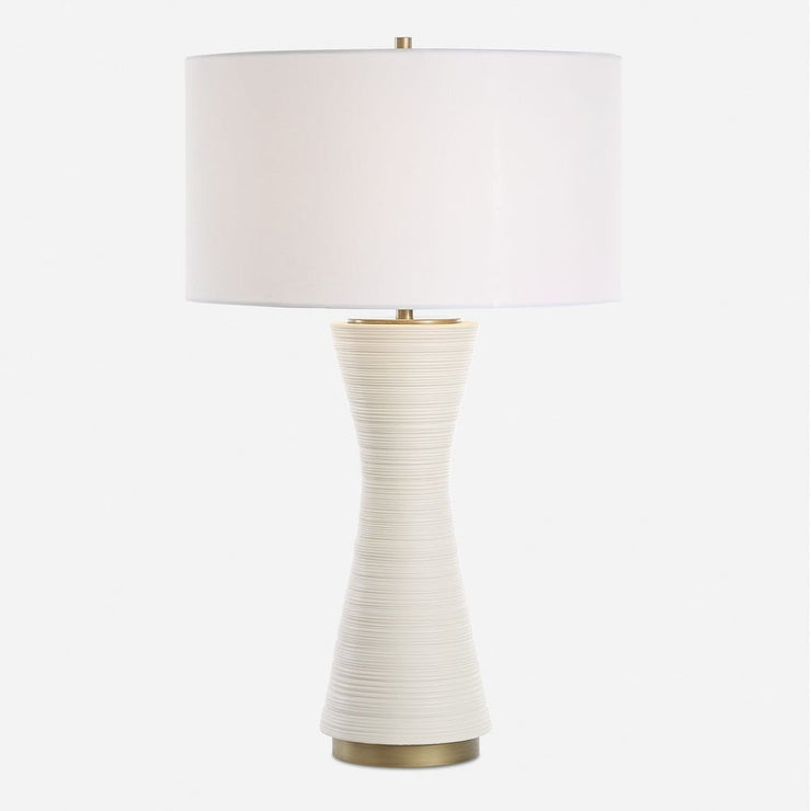 Uttermost Ridgeline Warm White Matte Table Lamp