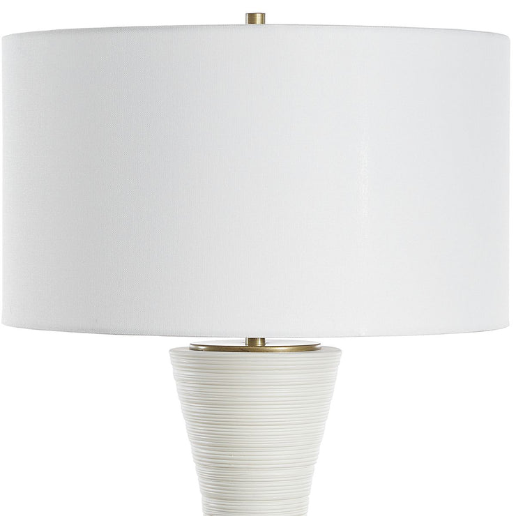 Uttermost Ridgeline Warm White Matte Table Lamp