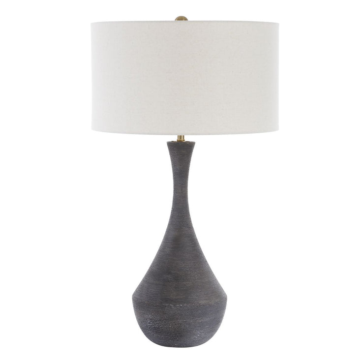 Uttermost Heston Dark Charcoal Table Lamp
