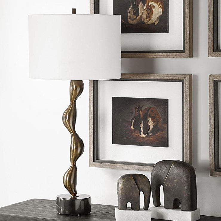 Uttermost Remolino Warm Bronzed Table Lamp