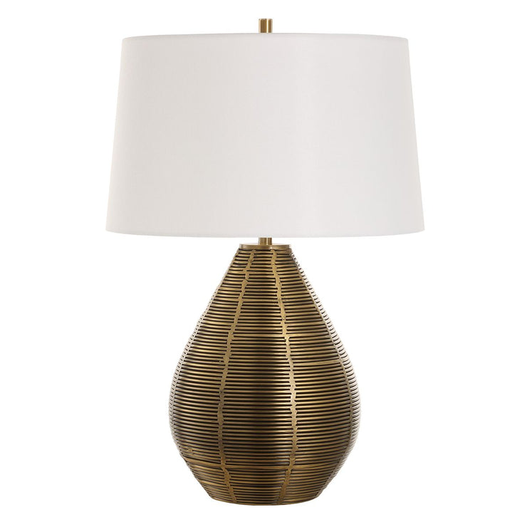 Uttermost Knowles Steel Based Brass Table Lamp