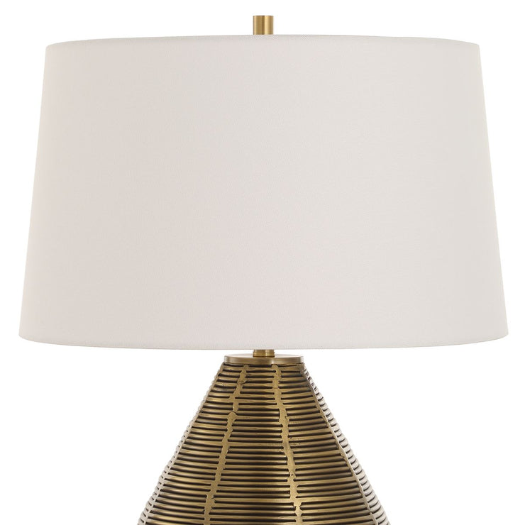 Uttermost Knowles Steel Based Brass Table Lamp