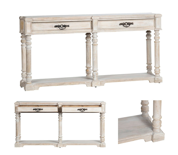 Crestview Collection Abbott Wood Console Table