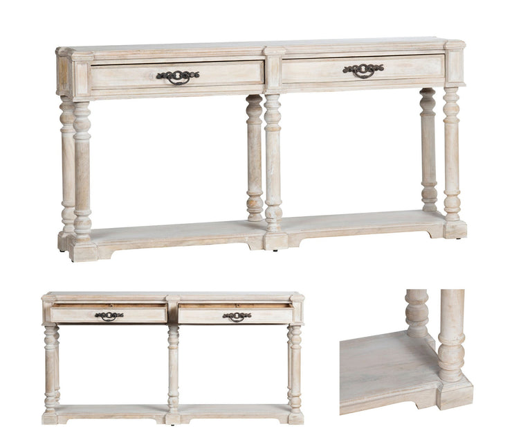 Crestview Collection Abbott Wood Console Table