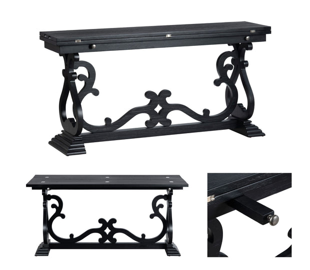 Crestview Collection Ashleigh Flip Out Console Table