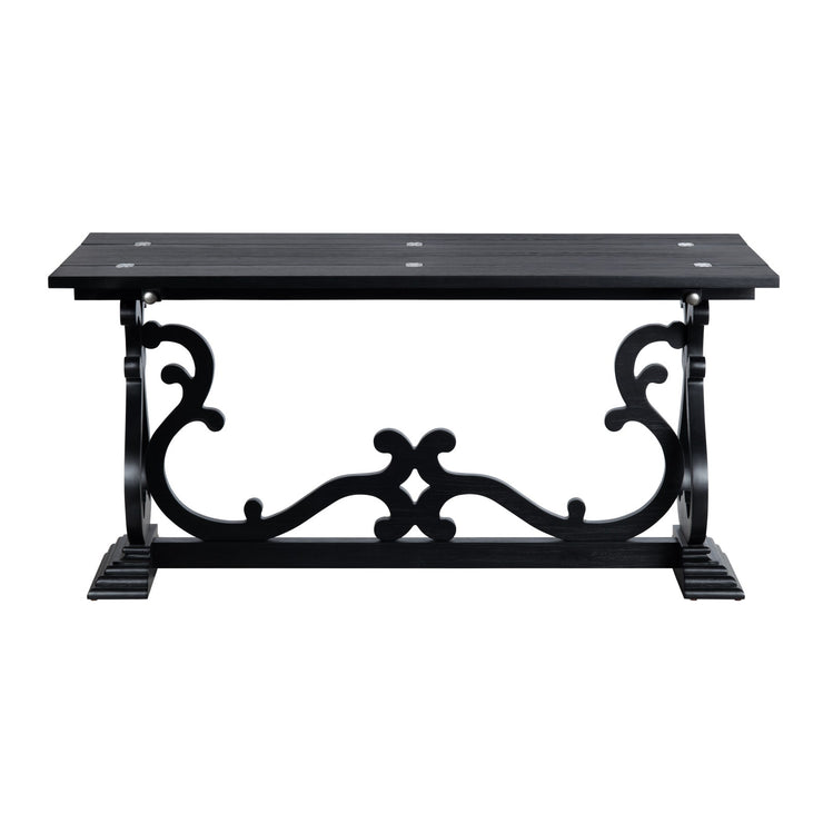 Crestview Collection Ashleigh Flip Out Console Table
