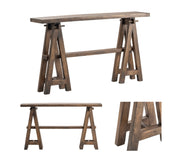 Crestview Collection Landau Rustic Modern Console Table