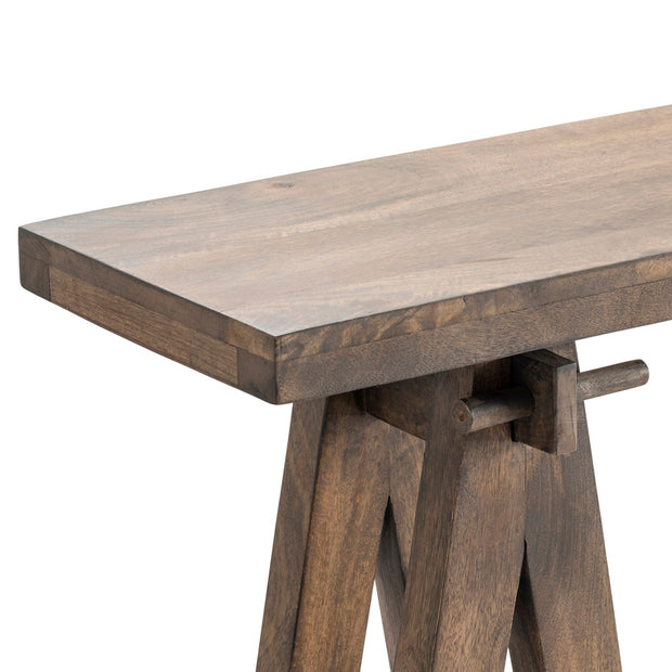 Crestview Collection Landau Rustic Modern Console Table