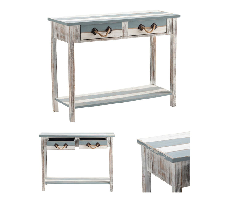 Crestview Collection Nantucket Weathered Woof Console Table