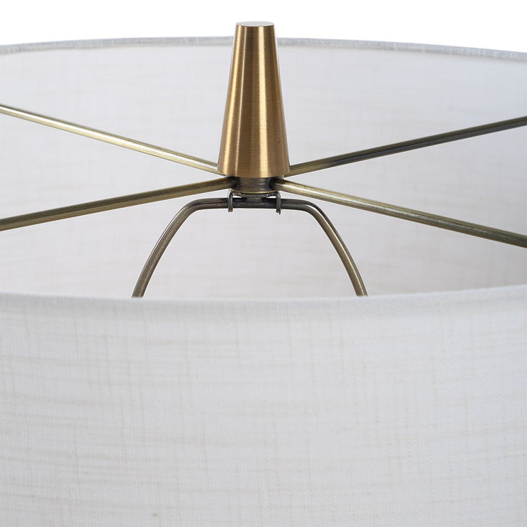 Uttermost Mendell Moss Green Glaze Table Lamp