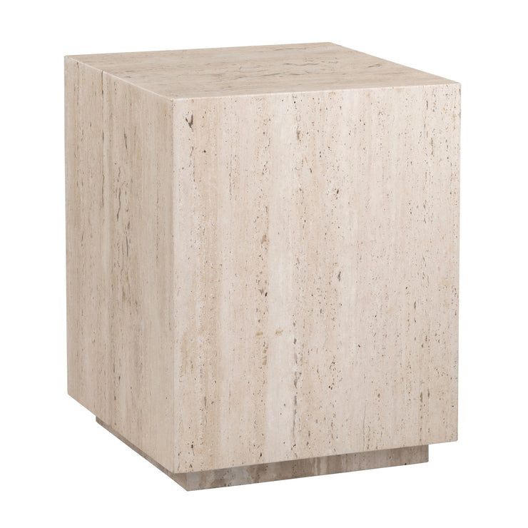 Crestview Collection Palermo Modern Natural Marble End Table
