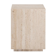 Crestview Collection Palermo Modern Natural Marble End Table