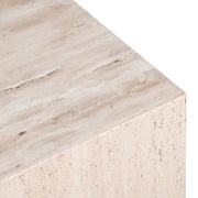Crestview Collection Palermo Modern Natural Marble End Table
