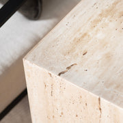 Crestview Collection Palermo Modern Natural Marble End Table