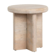 Crestview Collection Mercer Modern Mango Wood Round End Table