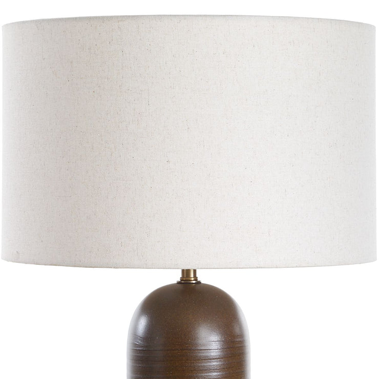 Uttermost Trexler Rich Cocoa Brown Table Lamp